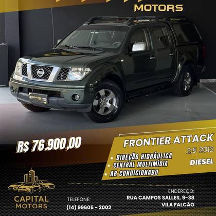 NISSAN FRONTIER 2.5 SE ATTACK 4X2 CD TURBO ELETRONIC DIESEL 4P MANUAL